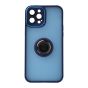 Brilliance LUX For iPhone 14 Pro Max 3D Electroplating with camera protector and Ringstand Case Blue