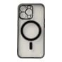Brilliance LUX For iPhone 13 Pro Max Electroplated Magnetic Case Black