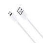 TRUSMI 2.4A USB To iPhone Charging Cable White 1M