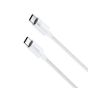TRUSMI 60W Type C To Type C Braided Charging Cable White 1M
