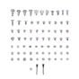 iPhone 16 Pro Complete Screw Set