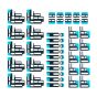 iPhone 16 Pro / 16 Pro Max Mainboard Inline Insulator Sticker (5 Piece Set) (10 Pack)