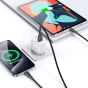 TRUSMI 100W Braided 2-in-1 Charging Cable Type-C to Type-C & iPhone (1.2M)