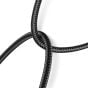 TRUSMI 60W Type C to Type C LED Charging Braided Cable Black (1M)