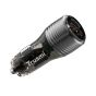 TRUSMI 48W Dual USB & Type-C Fast Car Charger (Translucent)