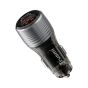 TRUSMI 48W Dual USB & Type-C Fast Car Charger (Translucent)