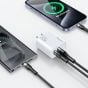 TRUSMI 20W Dual USB & Type-C White Fast Charger