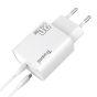 TRUSMI 20W White Type C Power Adapter w/ Type C to iPhone Cable