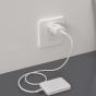 TRUSMI 20W White Type C Power Adapter w/ Type C to iPhone Cable