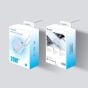 TRUSMI 20W Blue Dual Type C & USB Power Adapter w/ Type C to Type C Cable