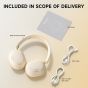 TRUSMI ANC Wireless Headphones White/Cream