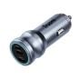 TRUSMI 55W 2 Type C & USB-L Metal Car Charger Sliver