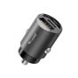 TRUSMI 60W USB & Type C Metal Fast Car Charger Gray