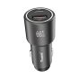 TRUSMI 66W USB & Type C Metal Fast Car Charger Gray