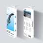 TRUSMI Magnetic Foldable Car Phone Holder Black