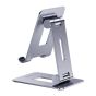 TRUSMI Metal Adjustable Desktop Phone/Tablet Stand Grey