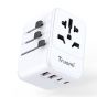 TRUSMI 35W 3 Type C & 2 USB Port Universal Travel Adapter White