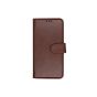 TRUSMI iPhone 11 Cowhide Leather Wallet Case with Card Slot Dark Brown