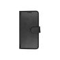 TRUSMI iPhone 14 Pro Max Cowhide Leather Wallet Case with Card Slot Black