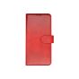 TRUSMI iPhone 15 Pro Max Cowhide Leather Wallet Case with Card Slot Red