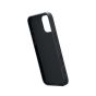 TRUSMI iPhone 16 Plus Magnetic Cowhide Leather Case with Card Slot Wallet Black