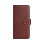 TRUSMI Samsung S23 Plus Cowhide Leather Wallet Case with Card Slot Dark Brown