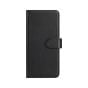 TRUSMI Samsung S23 Cowhide Leather Wallet Case with Card Slot Black