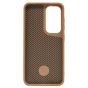 Brilliance LUX iPhone S24 360° Rotating Magnetic Metal Bracket Carbon Fiber Pattern Matte PC+TPU Phone case Gold