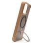 Brilliance LUX iPhone 15 Pro Max 360° Rotating Magnetic Metal Bracket Carbon Fiber Pattern Matte PC+TPU Phone case Gold