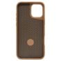 Brilliance LUX iPhone 16 Plus 360° Rotating Magnetic Metal Bracket Carbon Fiber Pattern Matte PC+TPU Phone case Gold