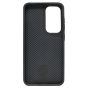 Brilliance LUX iPhone S24 360° Rotating Magnetic Metal Bracket Carbon Fiber Pattern Matte PC+TPU Phone case Black
