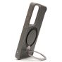 Brilliance LUX iPhone S25 360Â° Rotating Magnetic Metal Bracket Carbon Fiber Pattern Matte PC+TPU Phone case Grey