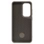 Brilliance LUX iPhone S24 360° Rotating Magnetic Metal Bracket Carbon Fiber Pattern Matte PC+TPU Phone case Grey