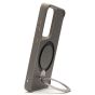 Brilliance LUX iPhone S24 360° Rotating Magnetic Metal Bracket Carbon Fiber Pattern Matte PC+TPU Phone case Grey