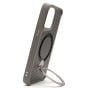 Brilliance LUX iPhone 13 Pro 360° Rotating Magnetic Metal Bracket Carbon Fiber Pattern Matte PC+TPU Phone case Grey