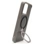 Brilliance LUX iPhone 15 Pro Max 360° Rotating Magnetic Metal Bracket Carbon Fiber Pattern Matte PC+TPU Phone case Grey