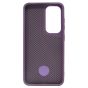 Brilliance LUX iPhone S25 360° Rotating Magnetic Metal Bracket Carbon Fiber Pattern Matte PC+TPU Phone case Purple