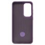 Brilliance LUX iPhone S25 plus 360° Rotating Magnetic Metal Bracket Carbon Fiber Pattern Matte PC+TPU Phone case Purple