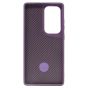 Brilliance LUX iPhone S25 ultra 360° Rotating Magnetic Metal Bracket Carbon Fiber Pattern Matte PC+TPU Phone case Purple