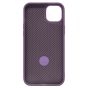Brilliance LUX iPhone 14 Plus 360° Rotating Magnetic Metal Bracket Carbon Fiber Pattern Matte PC+TPU Phone case Purple