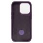 Brilliance LUX iPhone 14 Pro 360° Rotating Magnetic Metal Bracket Carbon Fiber Pattern Matte PC+TPU Phone case Purple