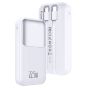 TRUSMI Mini Power Bank White with Digital Display PB06-012 (22.5W) (10000mAh)