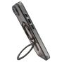 Brilliance LUX iPhone 16E Glitter Sparkle Magnetic Clear TPU + Acrylic with Kickstand Phone Case Black