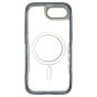 Brilliance LUX iPhone 16E Chrome-Plated Magnetic Clear TPU + Acrylic Phone Case Blue Titanium