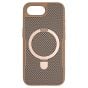 Brilliance LUX iPhone 16E TPU+PC Magnetic Airbag Anti-fall Phone Case Gold