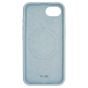 Brilliance LUX iPhone 16E Silicone with BackSide 360° Rotating Wrist Strap Magnetic Phone Case Sky Blue