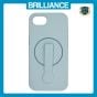 Brilliance LUX iPhone 16E Silicone with BackSide 360° Rotating Wrist Strap Magnetic Phone Case Sky Blue