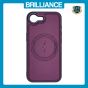 Brilliance LUX iPhone 16E Matte Magnetic TPU+PC+PU leather Phone Case Purple