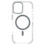 Brilliance LUX iPhone 17 Clear Magnetic Hybrid TPU + Acrylic Phone Case Gray