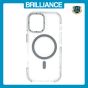 Brilliance LUX iPhone 17 Clear Magnetic Hybrid TPU + Acrylic Phone Case Gray